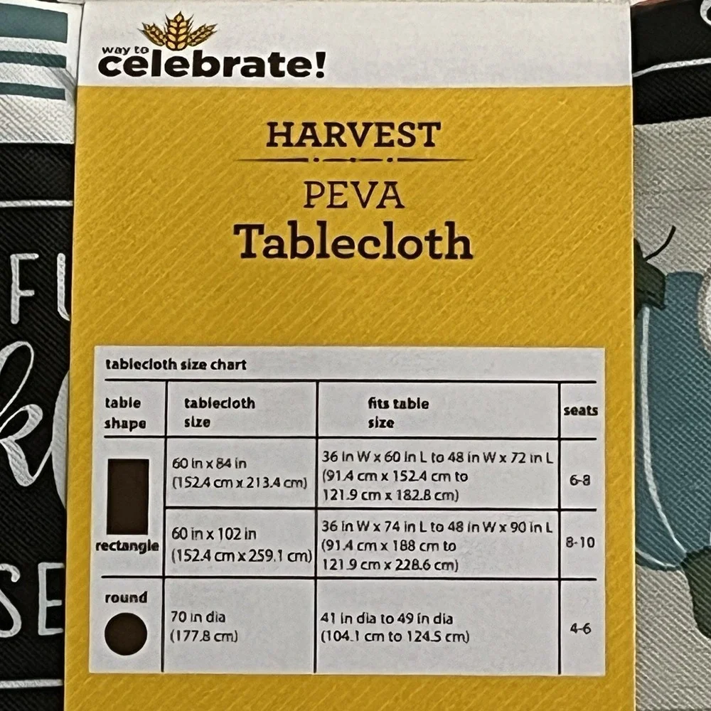 Harvest‎ Tablecloth Vinyl  70